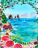 Take Me to Capri Stretched Canvas