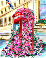 TWD Live Paint Class: LONDON IN BLOOM (Saturday August 8 @ 1 PM EST)