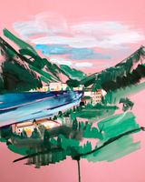 Escape to St. Moritz Stretched Canvas